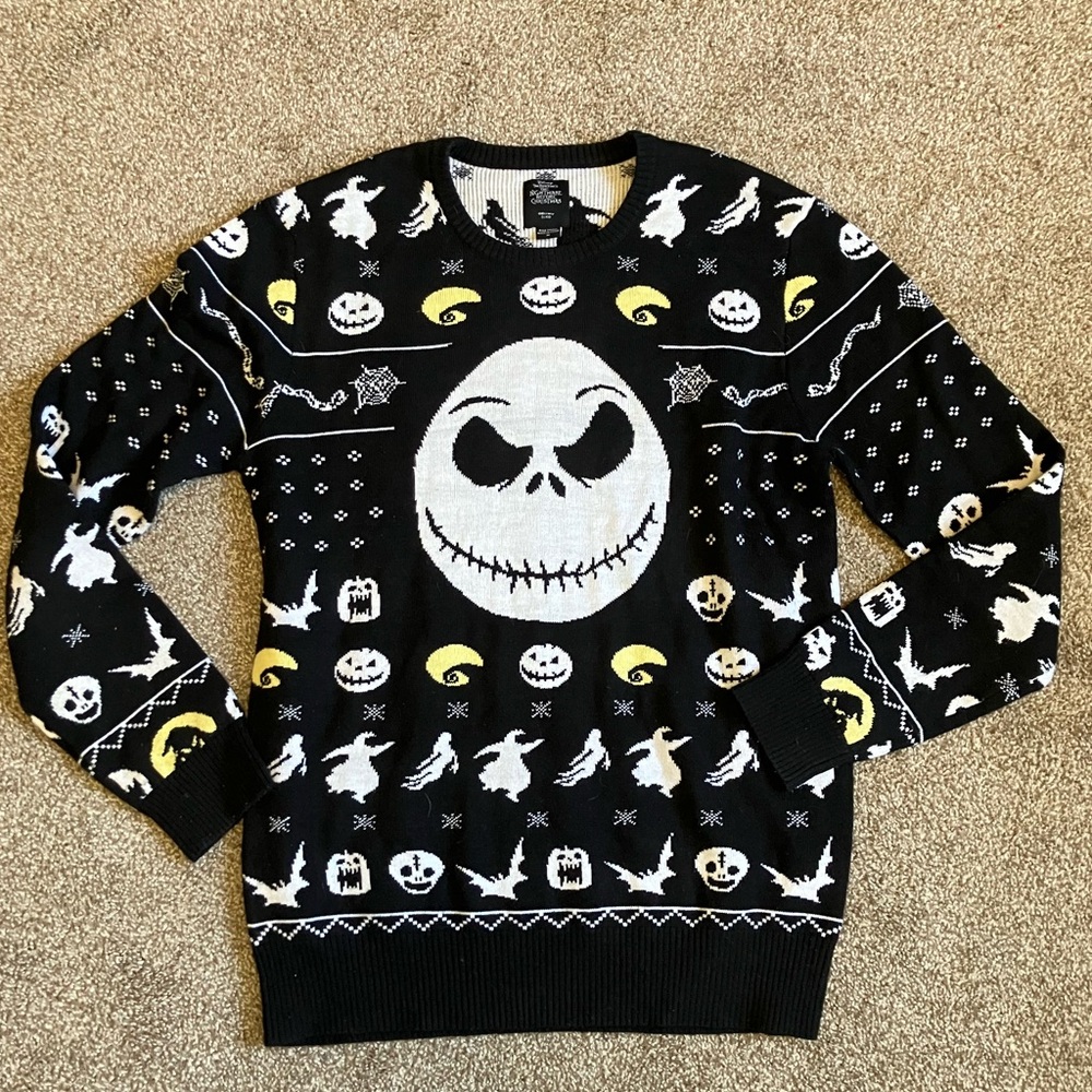 Nightmare before Christmas jack skellington Tim burton sweater